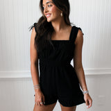 Fun And Flirty Romper | Black