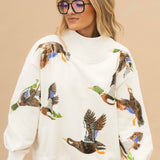 Ivory Flying Ducks Short | Queen Of Sparkles