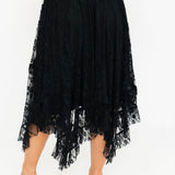 Spin You Around Lace Skirt | Black