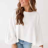 Trish Sweatshirt | White