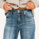 Southern Chic Pintuck Jeans | Medium