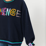 Navy 'Science' Icon Sweatshirt | Queen Of Sparkles