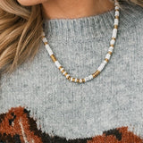 Joan Multi Color Beaded Stone Necklace