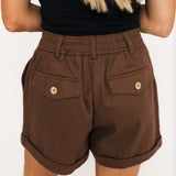 Elle Shorts | Brown