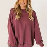 Palm Springs Turtle Pullover | Damson
