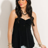 Call Me Later Tunic | Black