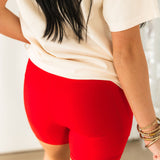 Biker Shorts | True Red