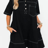 Steele Mini Dress | Black