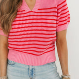 Never Change Stripe Sweater