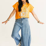 Rhinestone Barrel Jeans | Queen Of Sparkles