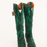 Thunder Road Leather Boot | Green