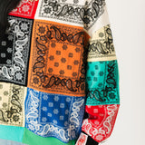 Multi Colorblock Bandana Sweatshirt | Queen Of Sparkles