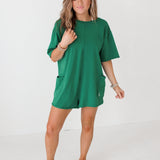 Hot Shot Tee Romper | Heritage Green