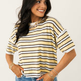 Clean Rugby Tee | Yellow Combo