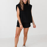 Quinn Sporty Shorts | Black