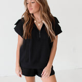 In Line Top | Black