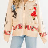 Two-Step Zip Sweater