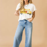 Olivia Wide Leg Cuff Jean | Vital Symphony