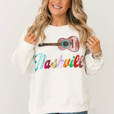 Light Beige 'Nashville' City Icon Sweatshirt | Queen Of Sparkles