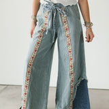 Bloom Stripe Pants | Striped Denim
