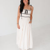 Heart In The Sand Maxi Dress | Cream