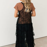 Ever After Maxi Top | Black Lace