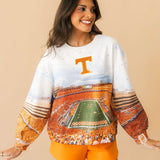 Licensed Tennessee Stadium Graphic Scene Sweatshirt | Queen Of Sparkles