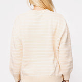 Licensed Texas A&M Beige Stripe Vintage Team Sweater | Queen Of Sparkles