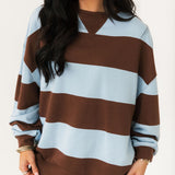 Classic Stripe Crew Wide | Periwinkle Combo