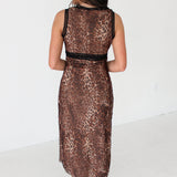 Wild About You Midi Dress | Leopard