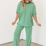 Levi Stripe Pant | Kelly Green
