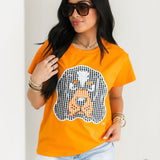 Licensed Tennessee Gingham Mascot Tee | Queen Of Sparkles