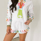 Grey Multi Zipper Short | Queen Of Sparkles