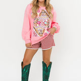 Pink Candyland Logo Sweatshirt | Queen Of Sparkles