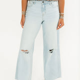 Nori Wide Leg Jeans | Light