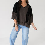 Gentle Way Top | Charcoal