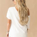 Surf Mania Off The Shoulder Tee