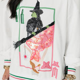 Licensed Elphaba & Glinda Card Sweatshirt | Queen Of Sparkles