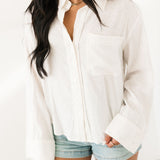 Linen Laurel Top | Clean Ivory