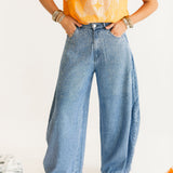 Rhinestone Barrel Jeans | Queen Of Sparkles