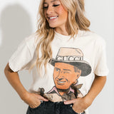 Designer Cowboy Cropped Tee