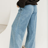 Delaney Pull On Pants | Light Denim