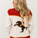 Saddle Up Zip Knit Cardigan