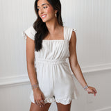 Fun And Flirty Romper | Oatmeal