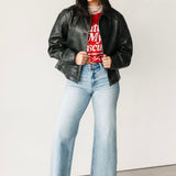 Hera Vegan Leather Jacket | Black