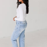 Morgan High Rise Barrel Jeans | Heroine