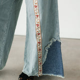 Bloom Stripe Pants | Striped Denim