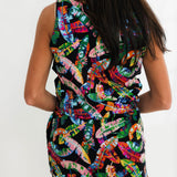 Black Rainbow Feather Tank | Queen Of Sparkles