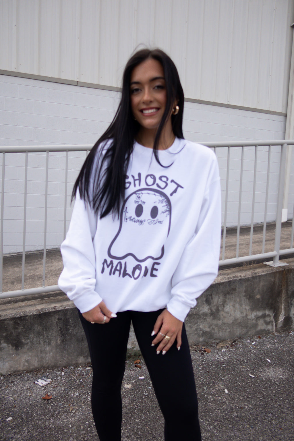 GHOST MALONE CREW NECK SWEATSHIRT