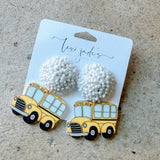 School Bus Earrings